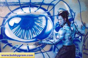 Body Painter - Blue Man