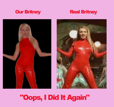 britney spears oops i did it again costume